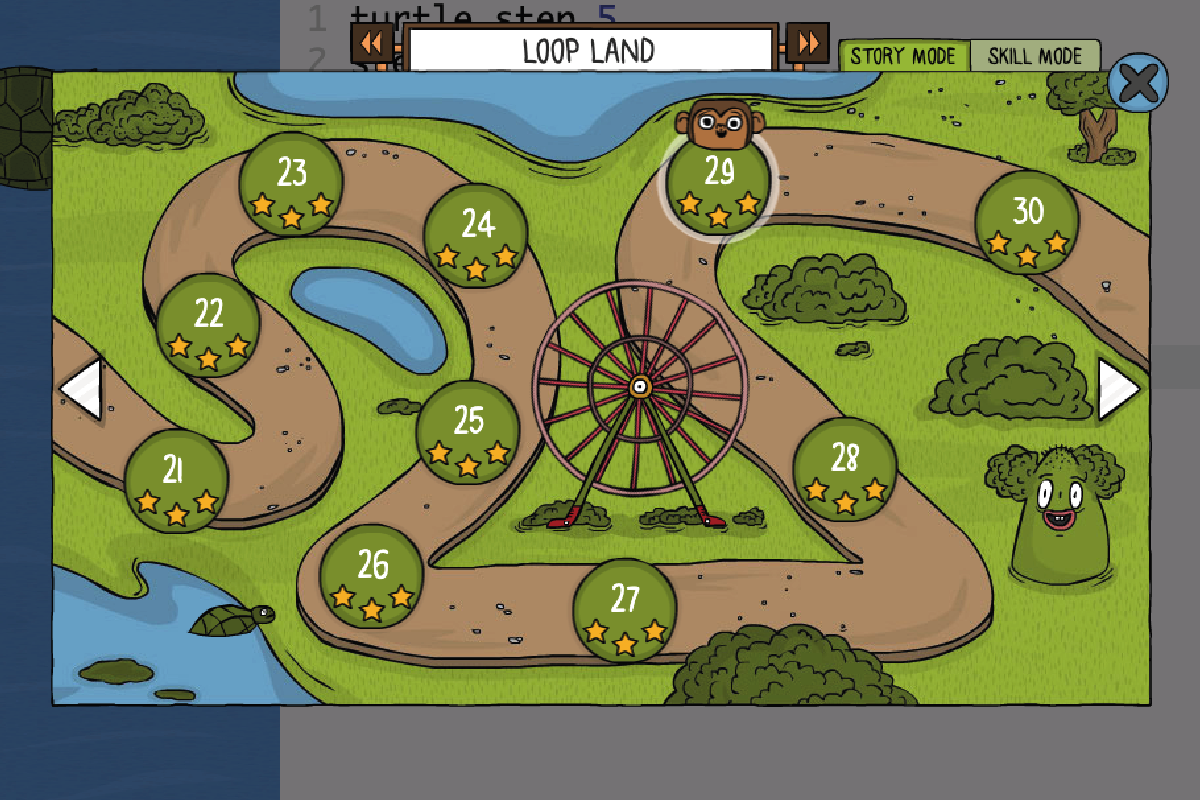 CodeMonkey landing page